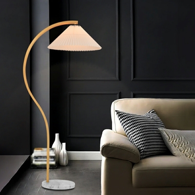 Nordic Simple Fabric Floor Lamp Creative Design Vertical Table Lamp for Living Room