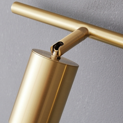 Post-modern Wall Sconce Simple Copper Bathroom LED Vanity Lighting Fixture