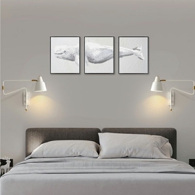Scalable  Swing Arm Sconce Light Contemporary Metal 1 Light Wall Mount Light