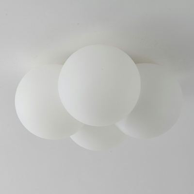 Ballon LED Light Fixture Bubble Acrylic Shade Ceiling Mount Light for Kindergarten