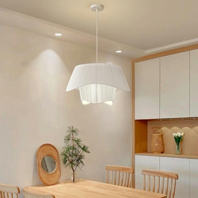 Cocoon Ceiling Pendant Lamp Contemporary Fabric Suspended Light