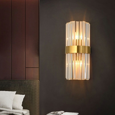 Crystal Wall Sconce Modern Style Wall Light for Living Room