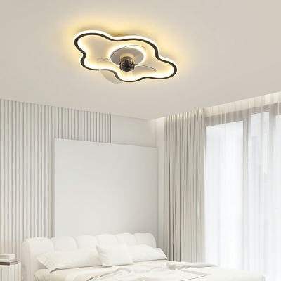 Flush Mount Fan Lamps Contemporary Style Flushmount  Acrylic for Bedroom