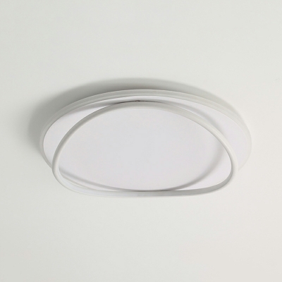 Modern Minimalist LED Ceiling Lamp Creative Geometric Metal Flushmount Ceiling Light
