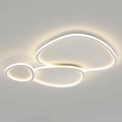 Nordic Minimalist LED Ceiling Lamp Creative Design Flushmount Ceiling Light for Bedroom