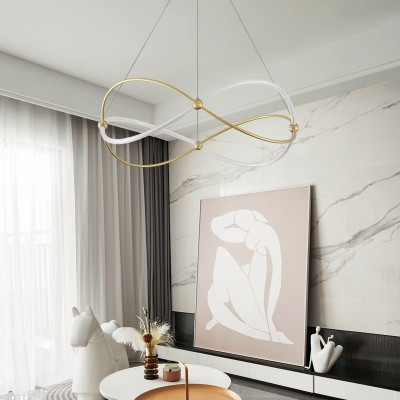 Pendant Light Modern Style Suspended Lighting Fixture Acrylic for Bedroom
