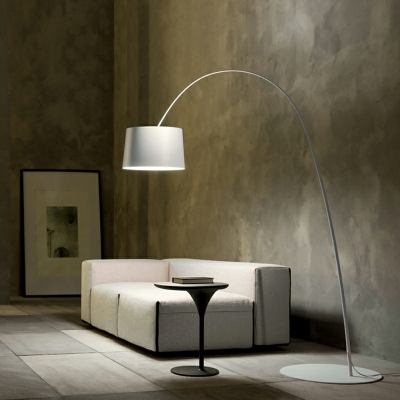 1 Light Standard Lamps Modern Style Floor Lamps Metal for Bedroom