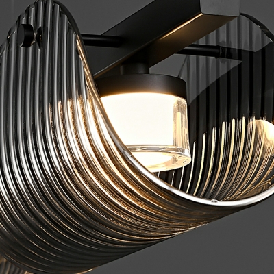 2 Light Sconce Lights Minimalism Style Geometric Shape Metal Wall Mount Light Fixture