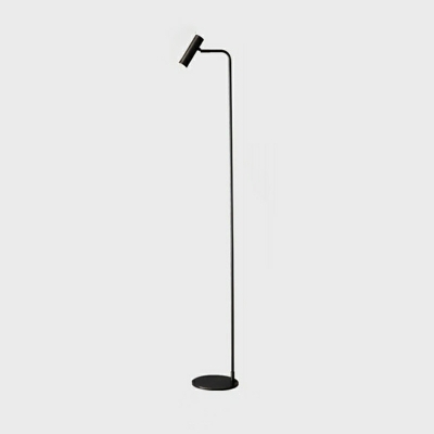 1 Light Led Standard Lamps Modern Style Metal Floor Lamps for Bedroom