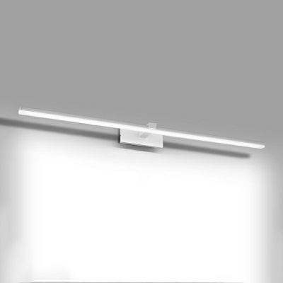 1 Light Sconce Light Contemporary Style Linear Shape Metal Wall Mounted Lamps