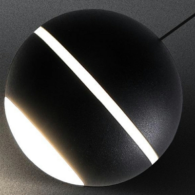 Ball Hanging Lamps Contemporary Style Mini Metal Pendant Light for Bedside