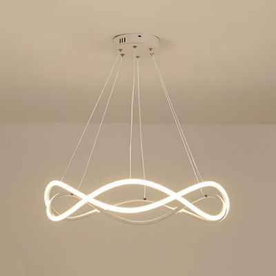Hanging Lamps Kit Contemporary Style Pendant Light Acrylic for Bedroom