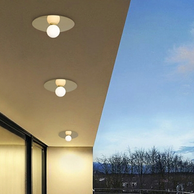 Light Luxury Ceiling Light Nordic Loft Creativity Brass Flush Mount Ceiling Light
