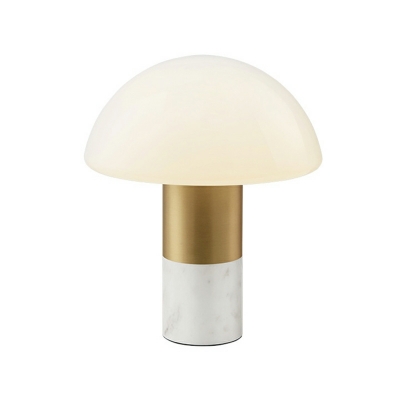 Postmodern Marble Table Lamp Nordic Creative Mushroom Glass Table Lamp