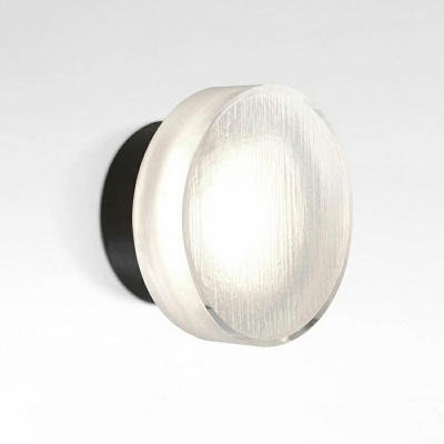 Round Wall Mount Lamp Art Acrylic Surface Wall Sconce for Hallway