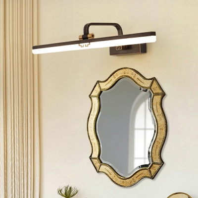 1 Light Sconce Lights Modern Style Linear Shape Metal Wall Mounted Lamps