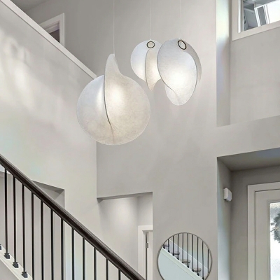2 Light Ceiling Pendant Light Modern Flos Geometric Shape Fabric Hanging Lamp