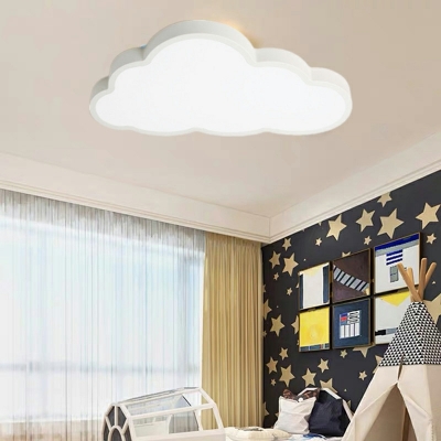 LED  Lovely Cloud Shape Light Fixture Acrylic Ceiling Mount Light for Kindergarten