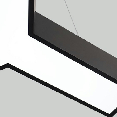 Modern Simple LED Pendant Light Creative Y Shape Pendant Light for Office