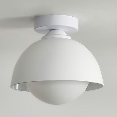 Nordic Minimalist Small Ceiling Lamp Retro Creative Glass Ceiling Light Fixture