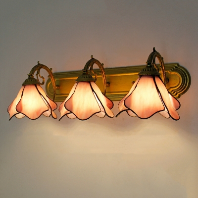 Vanity Lights Traditional Style Glass Wall Vanity Light for Bathroom