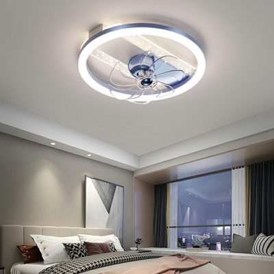 2 Light Flush Light Fixtures Minimalistic Style Geometric Shape Metal Ceiling Mounted Light