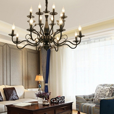 Hanging Lamps Modern Style Metal Pendant Light Kit for Living Room