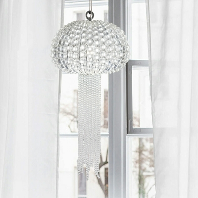 Hanging Lamps Modern Style Pendant Lighting Fixtures Crystal for Bedroom