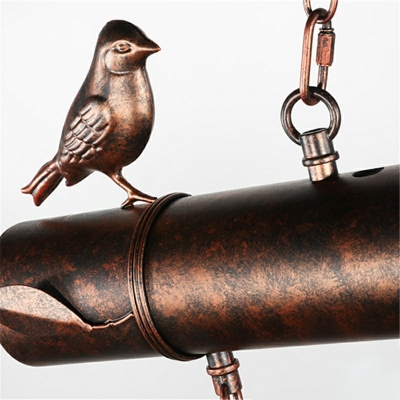 Industrial Metal Island Lamp Retro Creative Bird Decoration Island Lamp