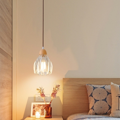 Bedroom Bedside Chandelier Nordic Modern Simple Creative Single Head Small Hanging Light