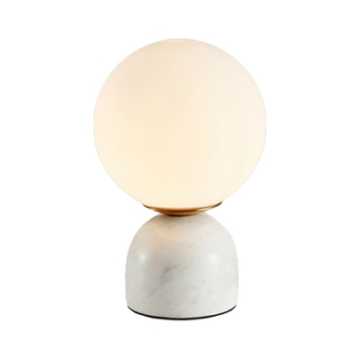 Ins Glass Table Lamp Nordic Creative Fashion Marble Modern Simple Bedroom Bedside Desk Lamp