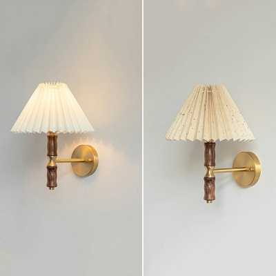 1 Light Sconce Lights Minimalism Style Cone Shape Metal Wall Mount Light Fixture