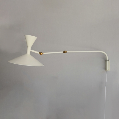 1 Light Wall Lighting Loft Style Cone Shape Metal Sconce Light Fixtures