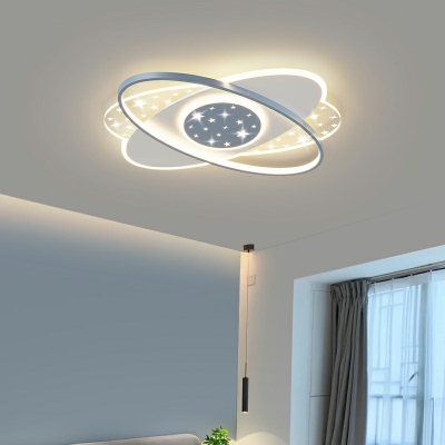 Modern Creative Aluminum Ceiling Lamp Simple Starry Sky Ceiling Lamp for Bedroom