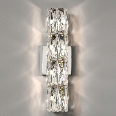 Nordic Light Luxury Crystal Wall Lamp Modern Classic Wall Mount Fixture for Bedroom