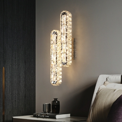 Wall Sconce Lighting Modern Style Wall Sconce Crystal for Living Room