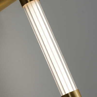 1 Light Sconce Lights Modern Style Linear Shape Metal Wall Mount Light