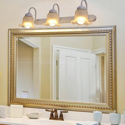 American Rustic Mirror Front Wall Light Retro Glass Bathroom Vanity Bathroom Wall Lamp