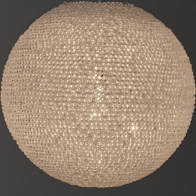 Light Luxury Crystal Chandelier Creative Spherical Chandelier for Princess Room Living Room