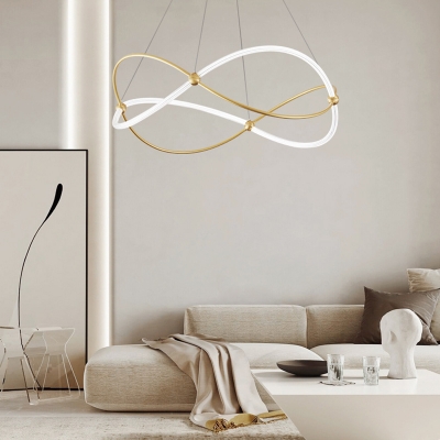 Pendant Light Modern Style Suspended Lighting Fixture Acrylic for Bedroom