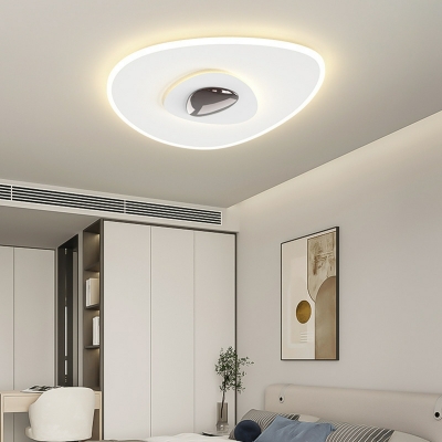 Flush Light Fixtures Contemporary Style Led Flush Mount Acrylic for Bedroom