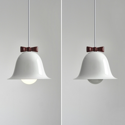 Nordic Simple Bell Hanging Lamp Creative Macaron Color Small Hanging Lamp