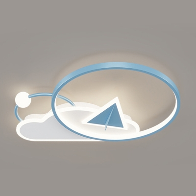 Cloud Ceiling Light Cartoon Acrylic LED Flush-Mount Light Fixture