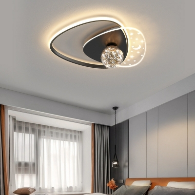 Nordic Light Luxury Starry Ceiling Light Modern LED Ceiling Light Fixture for Bedroom