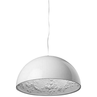 Dome Pendant Light Modern Style Suspended Lighting Fixture Metal for Bedroom