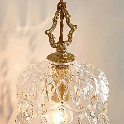 Hanging Lamps Kit Contemporary Style Glass Material Ceiling Pendant Light for Bedroom