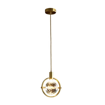 Hanging Lamps Modern Style Pendant Lighting Fixtures Glass for Bedroom