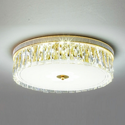 Nordic Classic Crystal Ceiling Lamp Modern Light Luxury Round Ceiling Lamp