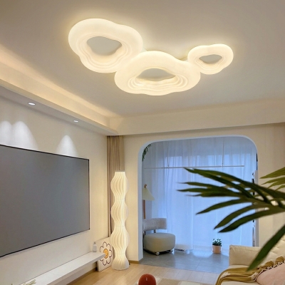 Nordic Creative Cloud Ceiling Lamp Modern Minimalist White Ceiling Lamp