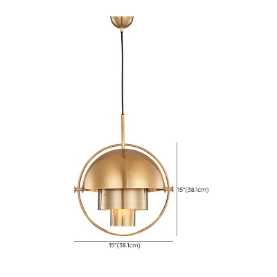 Nordic Creative Metal Single Pendant Post Modern Minimalist Hanging Lamp